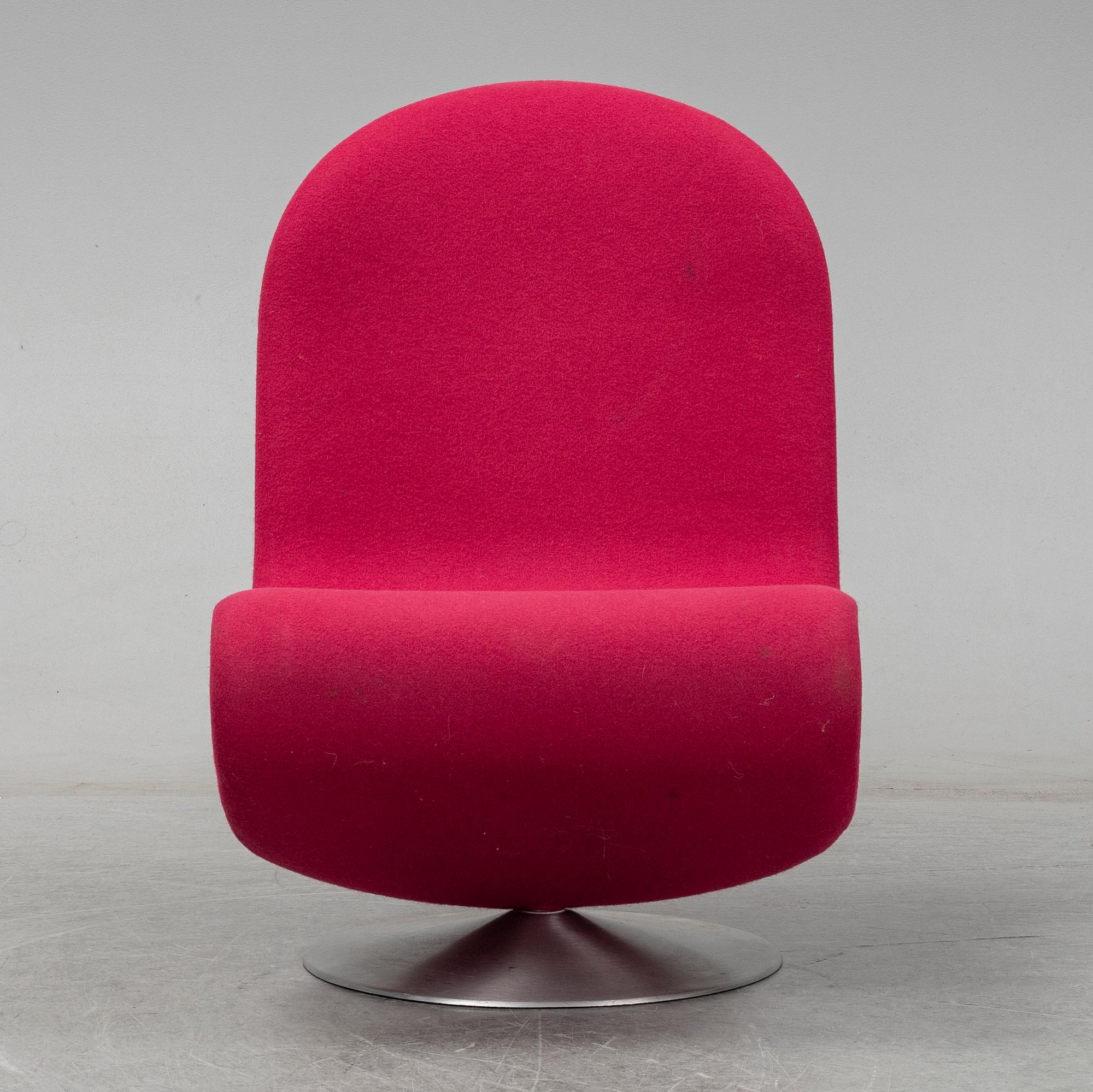 VERNER PANTON, stol/fåtölj, "System 1-2-3", Danmark.