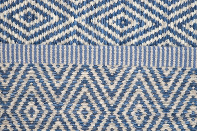 Carpet, flat weave, 'Goose eye XL", Kasthall, ca 223 x 165 cm.
