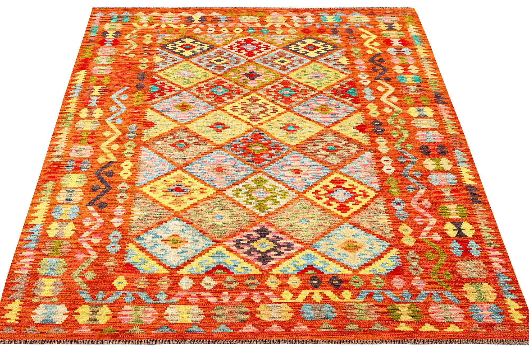 A Kilim carpet, Afghanistan, a. 272 x 185 cm.