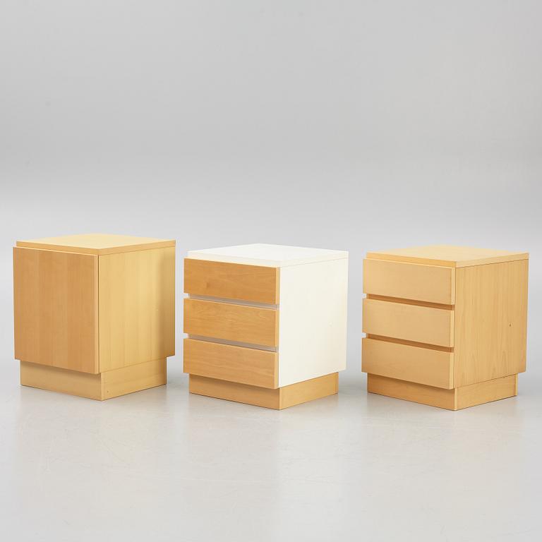 Pirkko Stenros, two dressers, a cabinet and a table top, Muurame, Finland.