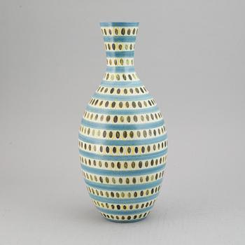 Stig Lindberg, a faiance vase. Gustavsberg.