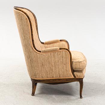 Axel Einar Hjorth, specialbeställda fåtöljer 2 st., "Du Barry", Nordiska Kompaniet, 1928.