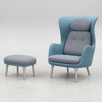 Jaime Hayon, armchair with footstool, "Ro JH1", Fritz Hansen, Denmark, 2015.