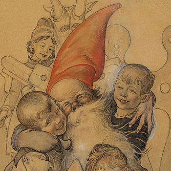 Carl Larsson, "Jultomten".