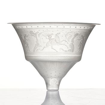 lampkupa, modell "165", Orrefors, 1920.