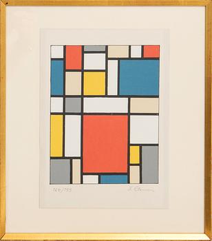 Franciska Clausen, "Homage a Mondrian".