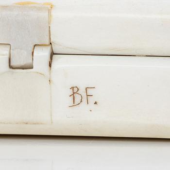 Bertil Fällman jewellery knife in box, signed, 1990s.