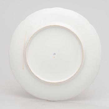 TALLRIK, porslin, Popov, 1800-tal.