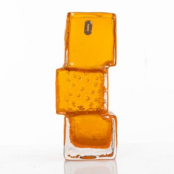 Geoffrey Baxter, "Drunken Bricklayer", vase, glass, Whitefriars.