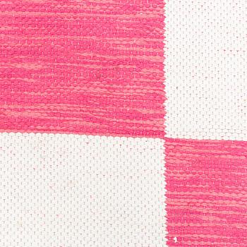 Margit Thorén, 'Schackrutan' double-woven rag rug, Svenskt Tenn, circa 295 x 245 cm.