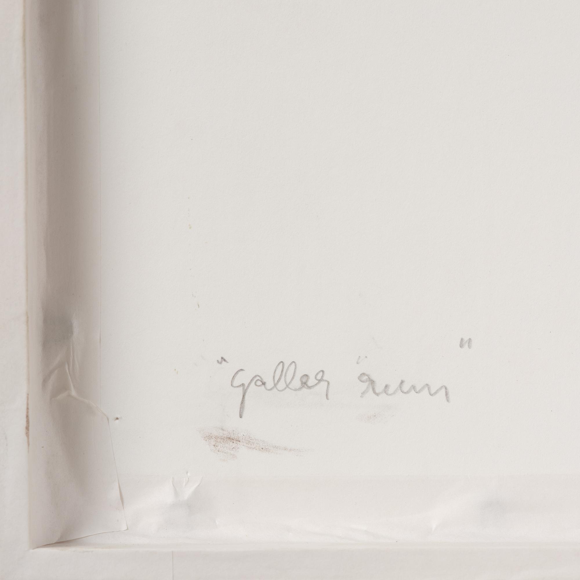 Linn Fernström, "Galler rum".