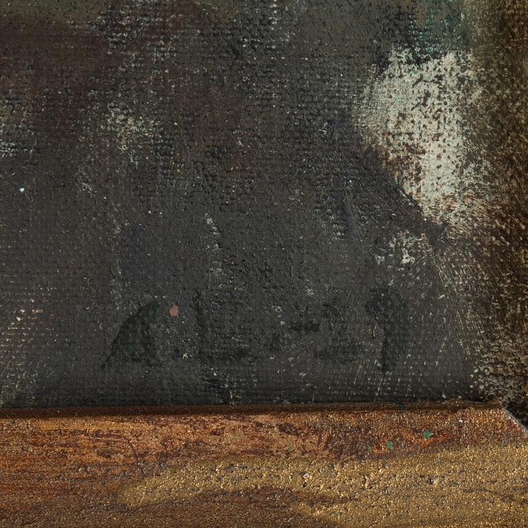 Alf Lindberg, oil on canvas/panel, signed and dated -29.