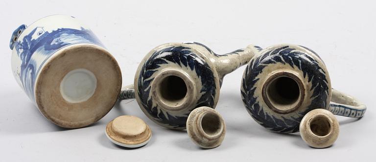 PARTI PORSLIN, 3 delar, Kina, 1900-tal.