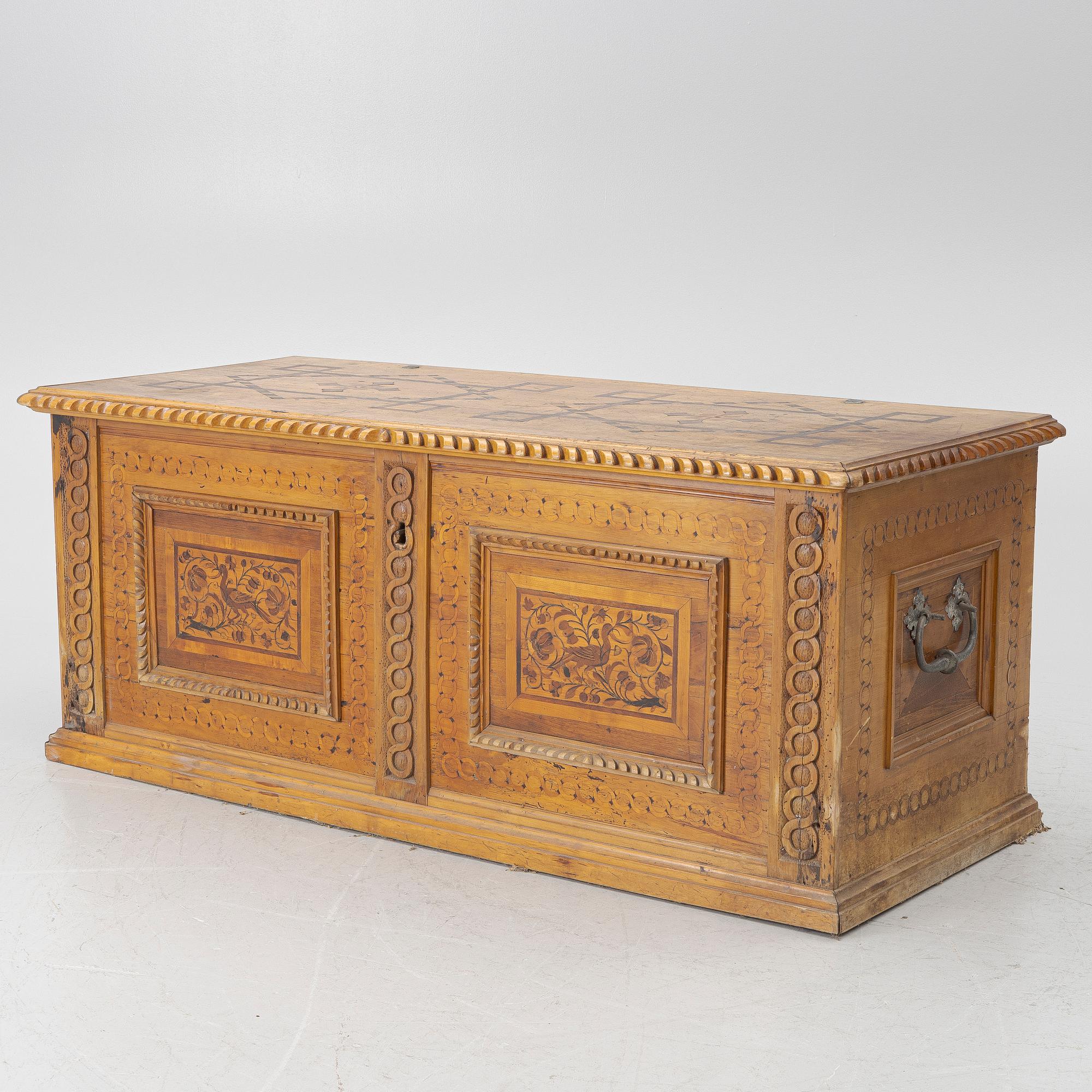 A South German late renaissance chest, 17th century.