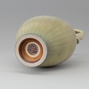 A 1960s stoneware jug by Gunnar Nylund, Rörstrand.