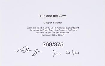 Cooper & Gorfer, archival pigment print, signed 268/375 verso.