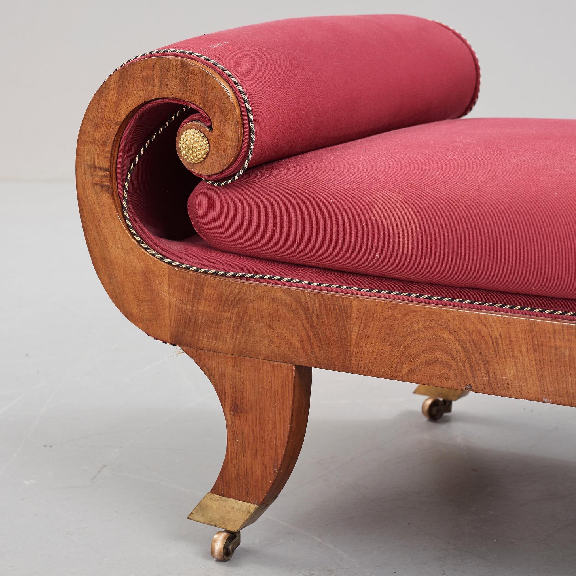 A Swedish Empire sofa, 1820-30's.
