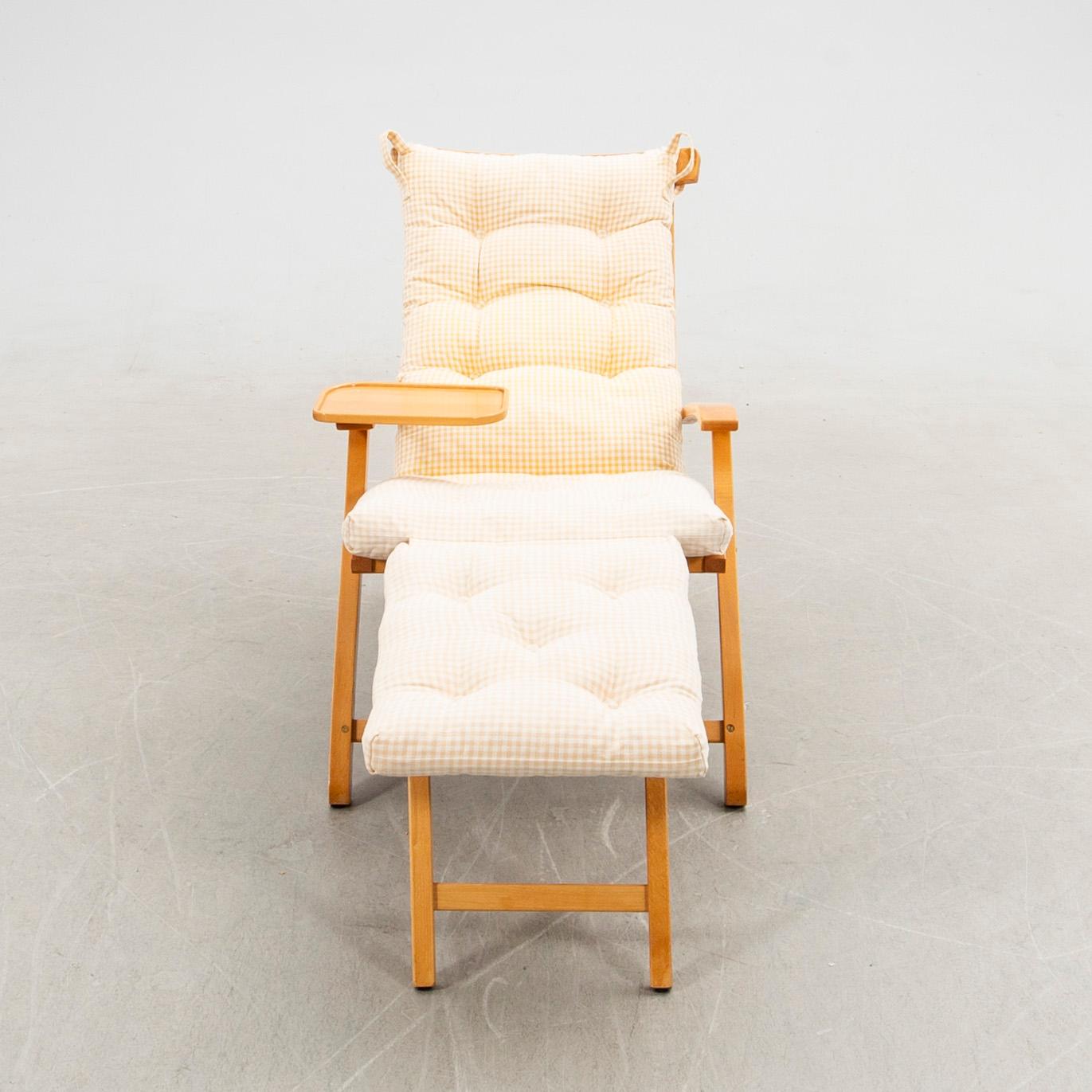 Deck chair by Brogrens, late 20th century.