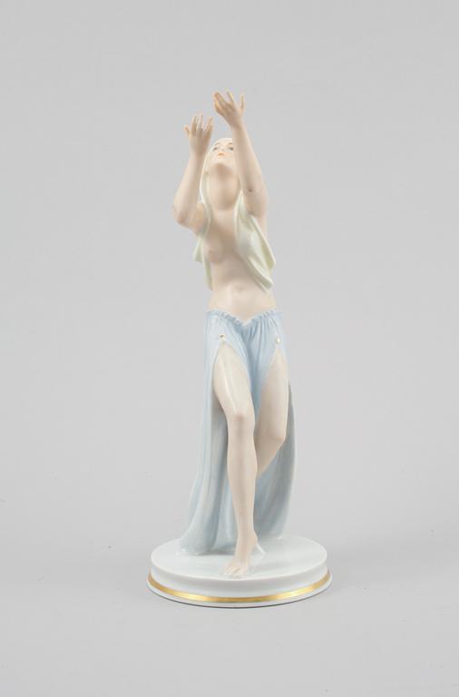 FIGURIN, porslin, Rosenthal, Tyskland, omkring 1900-talets mitt.