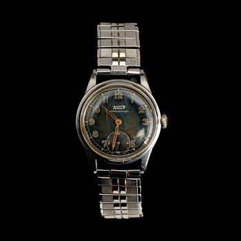 ARMBANDSUR, stål, Tissot, 1900-talets mitt/första hälft.