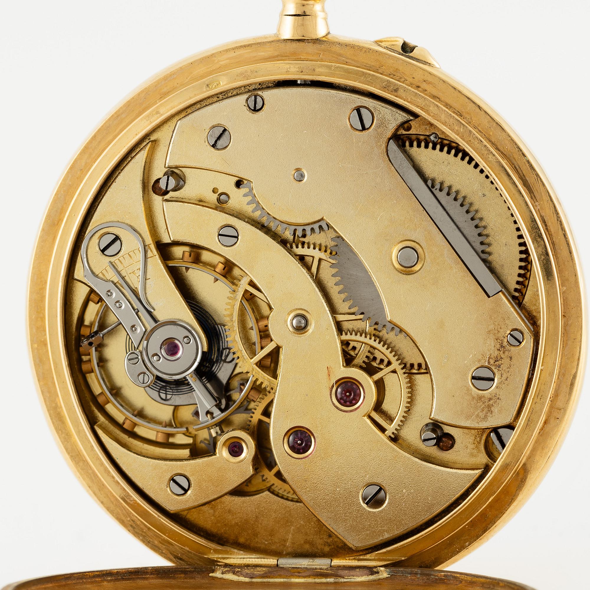 Alex Hüning, fickur, 50 mm.