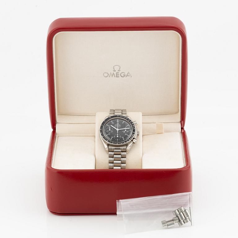 Omega, Speedmaster, Reduced, chronograph, wristwatch, 39 mm.