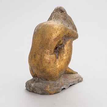 Matti Haupt, A gilt terracotta sculpture by Matti Haupt.