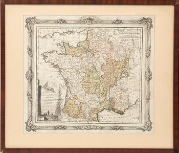 Maps of Europe, 8 pcs., 18th century, France.