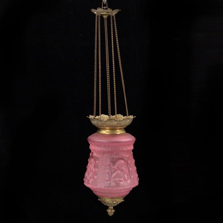 A late 19th century ceiling light.