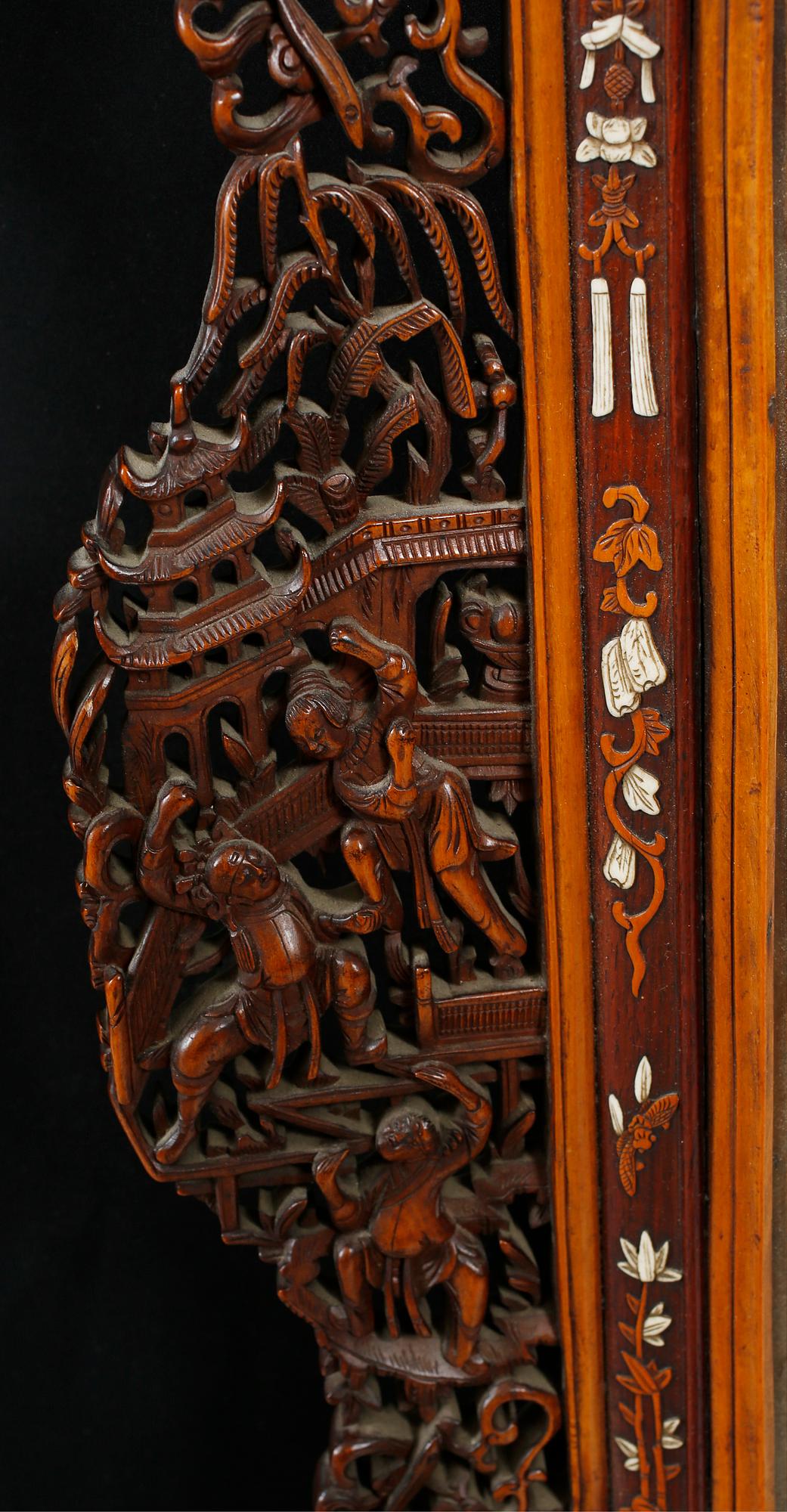 An oriental mirror from the 20th century.