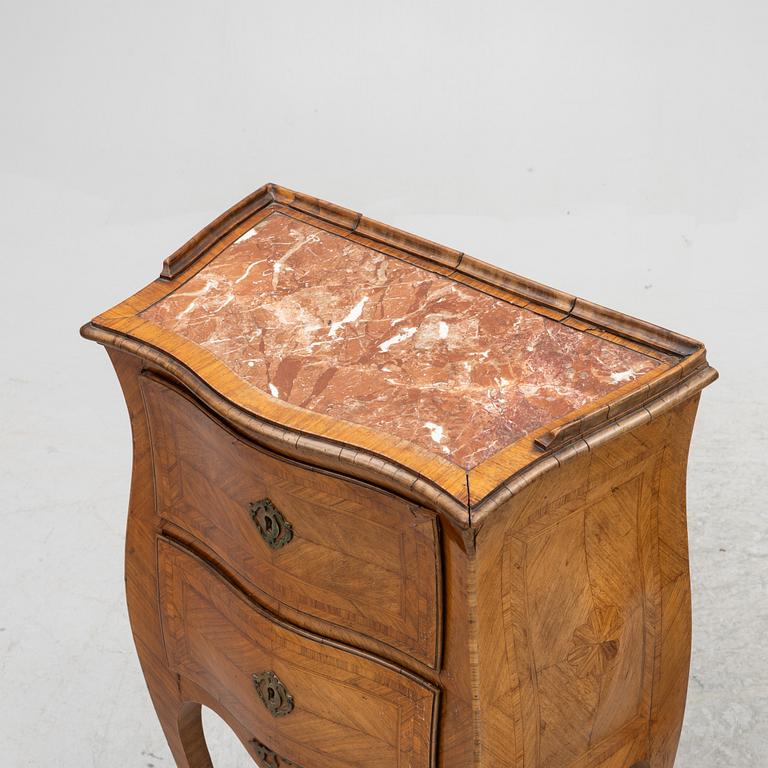 A pair of Chests of drawers, Louis XIV, probably Italy, mid-18th century.