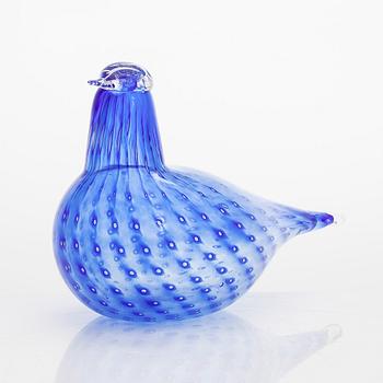 Oiva Toikka, a glass bird, signed O. Toikka Nuutajärvi Stora Enso oyj. Iittala 2008.