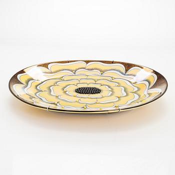 Birger Kaipiainen, decoration plate, 'Florence'-series, signed Birger Kaipiainen, Arabia Finland.