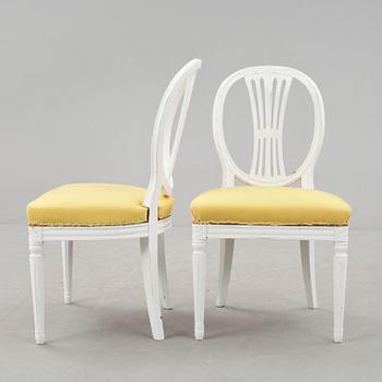 STOLAR, 6 st, gustaviansk stil, 1900-tal.