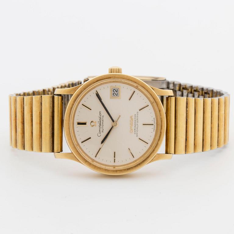 OMEGA, Constellation, Chronometer, wristwatch, 33 mm,