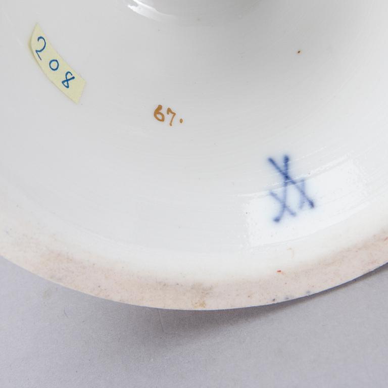 FIGURIN, porslin, Meissen, 1800-tal.