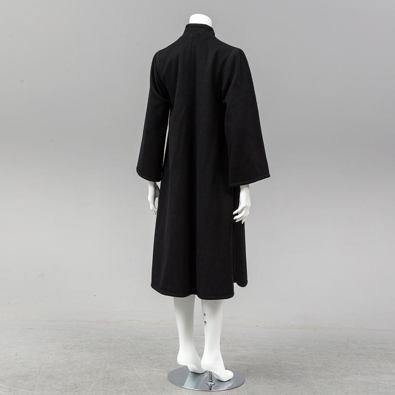 YVES SAINT LAURENT, a 1960's-70's coat, size 36.