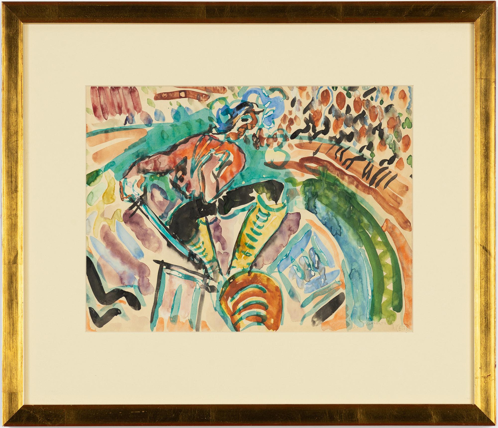 Isaac Grünewald, At the circus.