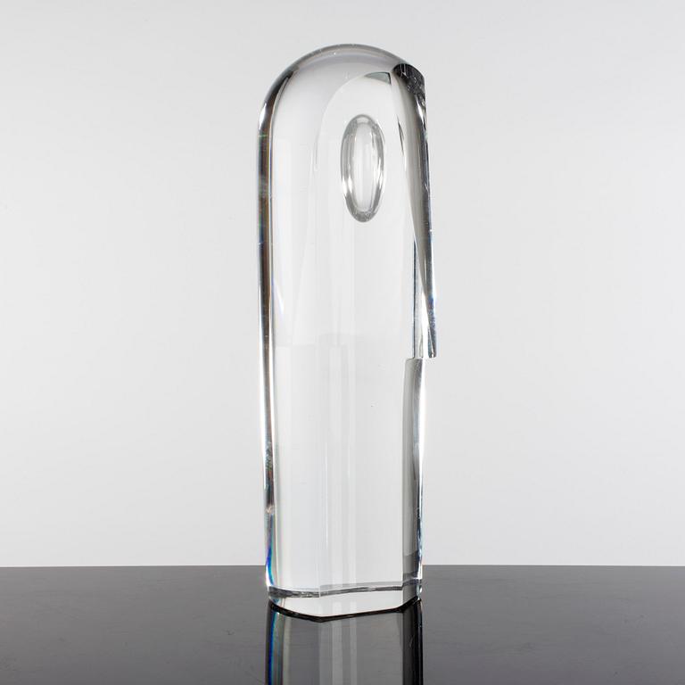 GÖRAN WÄRFF, sculpture, glass, signed Unik, Kosta Boda.