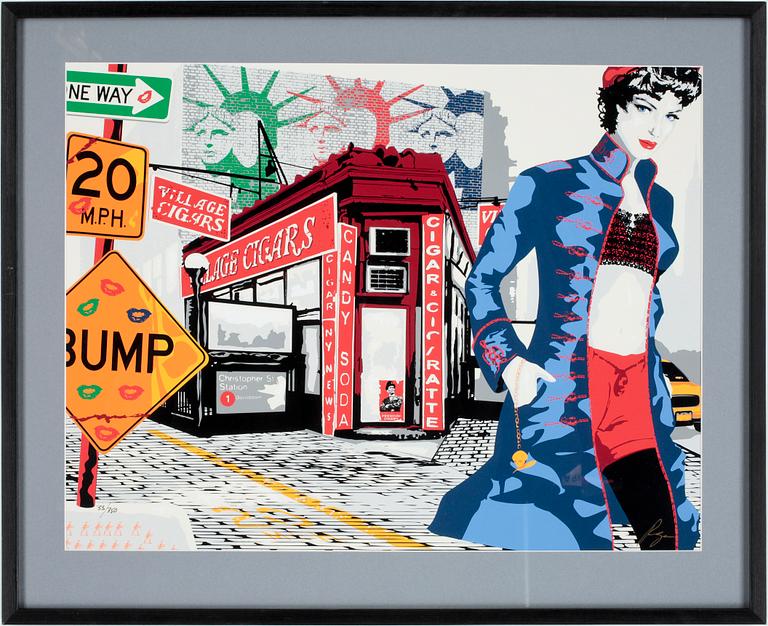 RICHARD RYAN, 2st, färgserigrafi, sign o numr 33/350, resp  HC 8/38.