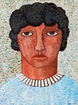 Otto G Carlsund, "Katakombbruden" (Woman).