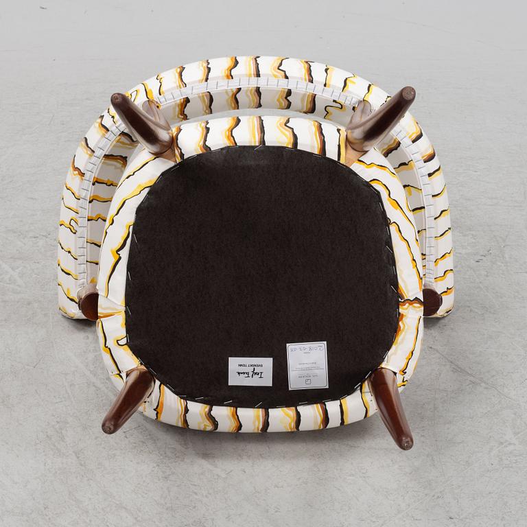 Josef Frank, a model 966 armchair, Firma Svenskt Tenn, Sweden.