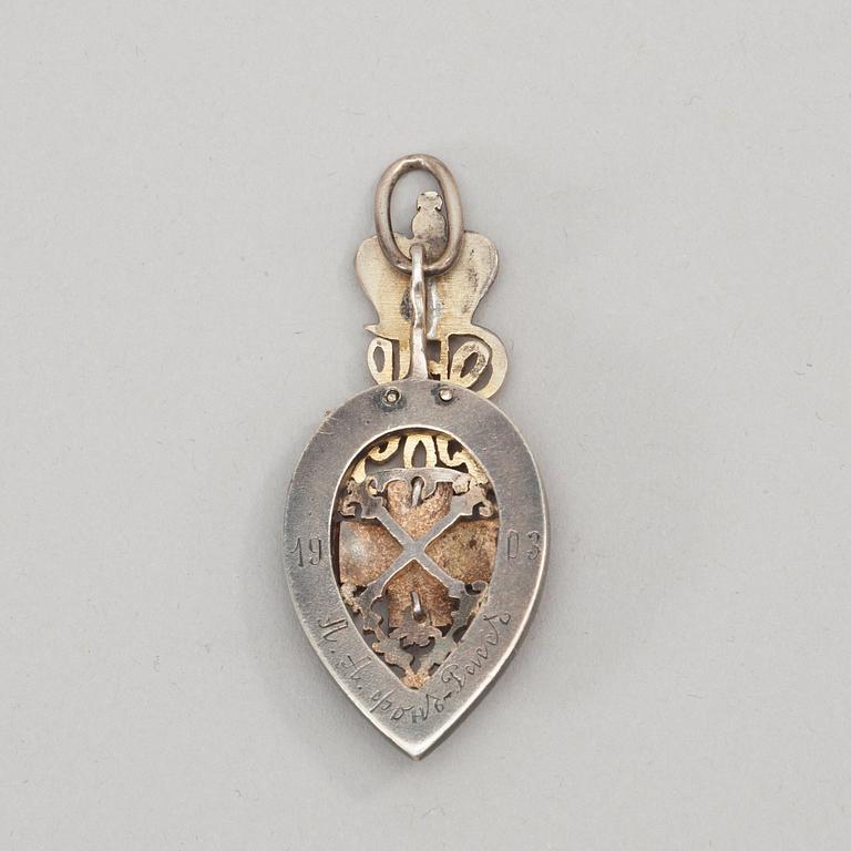A Mariinskii Barracks Hospital Badge, marked St.Petersburg 1899-1908.