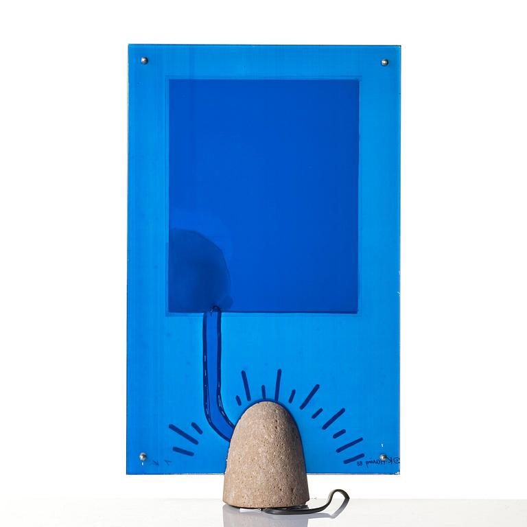 Keith Haring, & Toshiyuki Kita, bordslampa, "On Taro", ed. 922/2000, Kreon, Belgien, 1988.