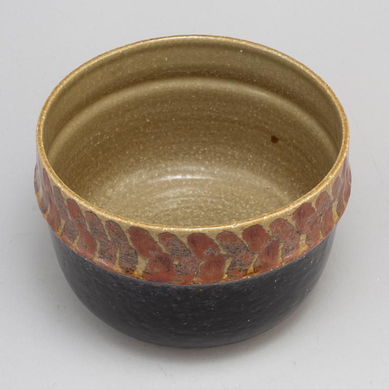 HERTHA BENGTSSON, a unique stoneware flowerpot, Rörstrand 1964.