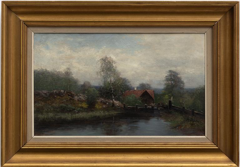 Severin Nilson, Cottage by the Water.