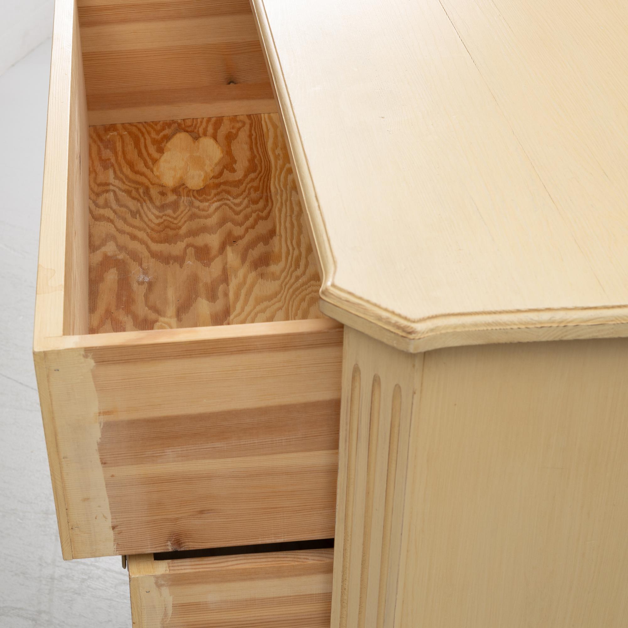 Byrå, Gustaviansk stil, 1900-talets andra hälft.