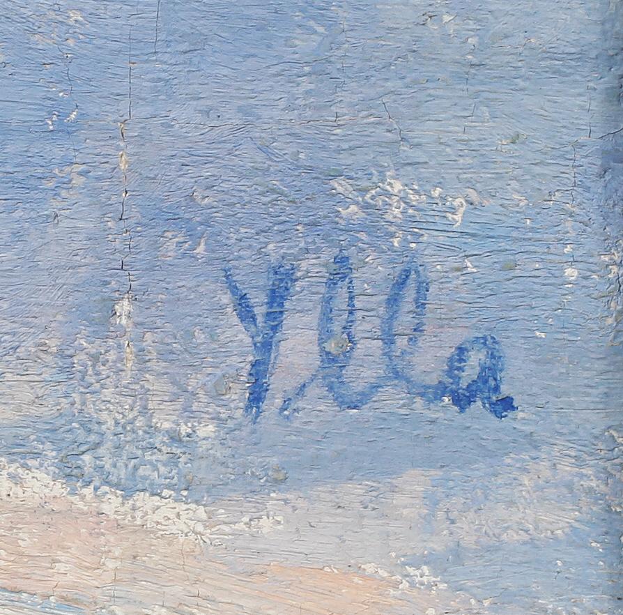 BERNAT YLLA, olja på duk, signerad och à tergo daterad 1947.