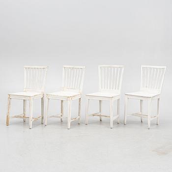 Chairs, 4 pcs, first half of the 19th century.