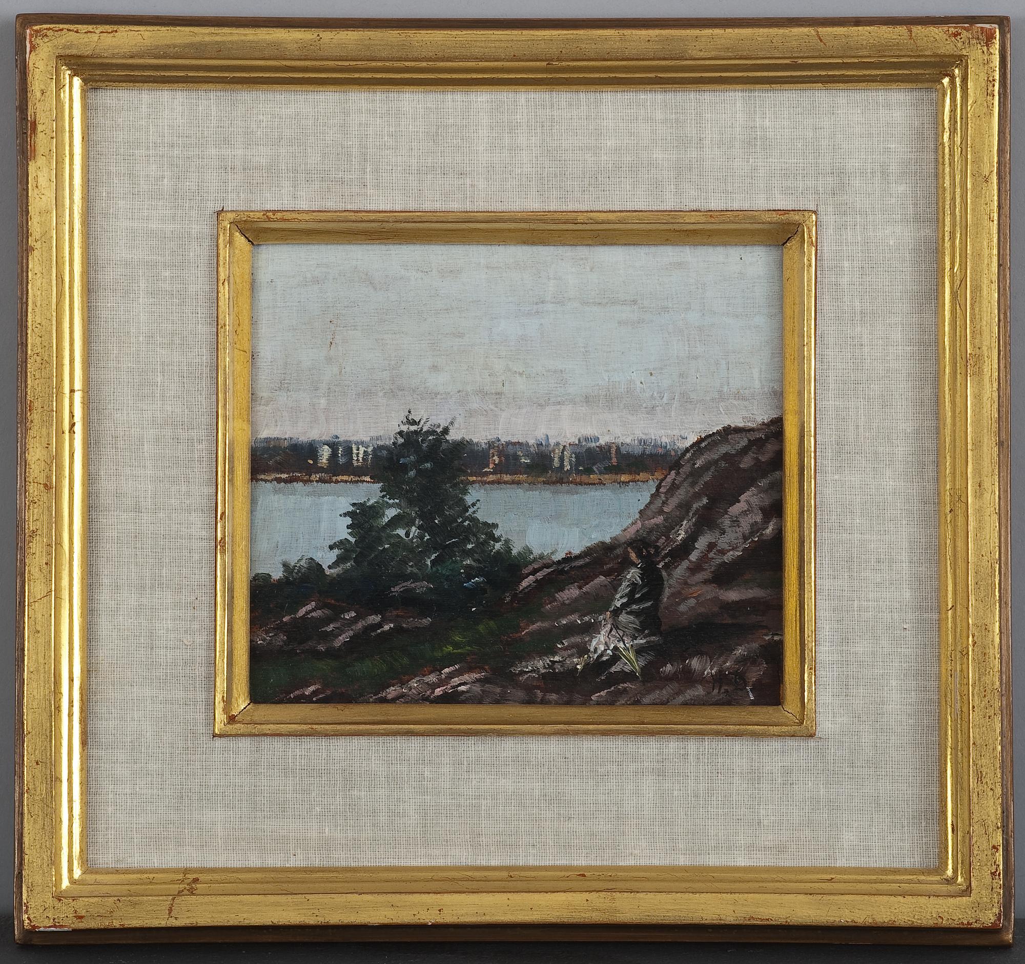 Helge Dahlman, "A WOMAN ON THE CLIFFS, KORKEASAARI".
